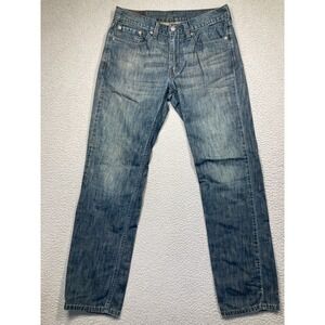 Levis 514 Jeans Mens 31x32* Blue Straight Workwear Medium Wash 100% Cotton Denim